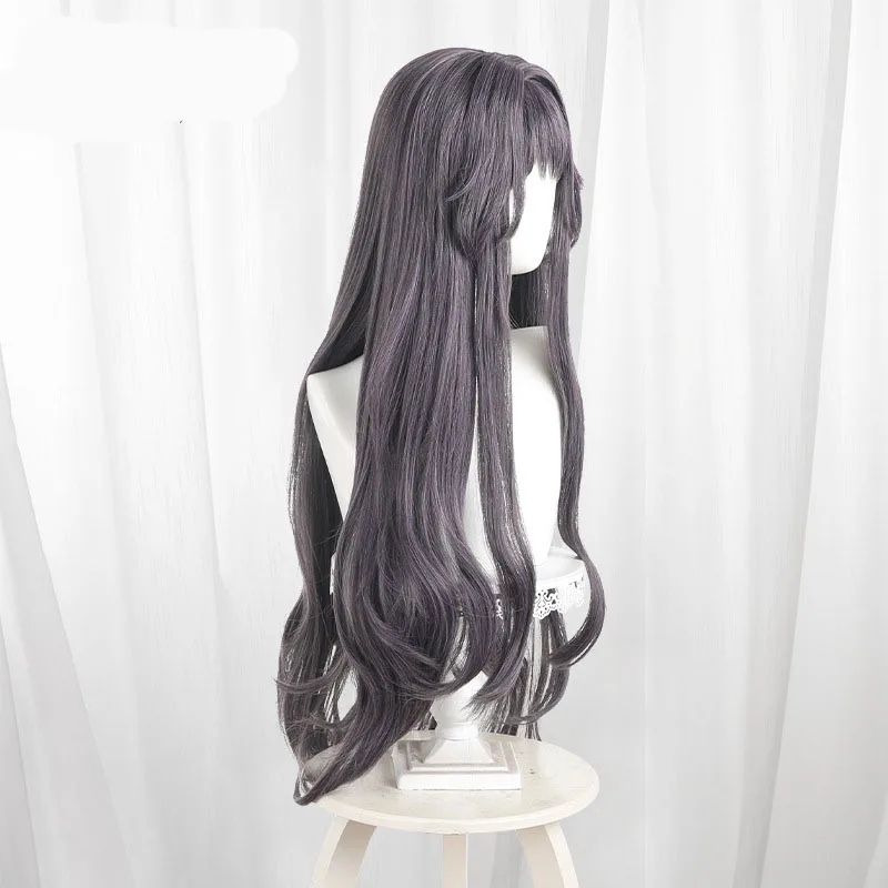Pelucas de Cosplay Waguri Kaoruko de 90cm para mujer, flores fragantes con dignidad, peluca de Cosplay, pelo sintético resistente al calor + gorro de peluca