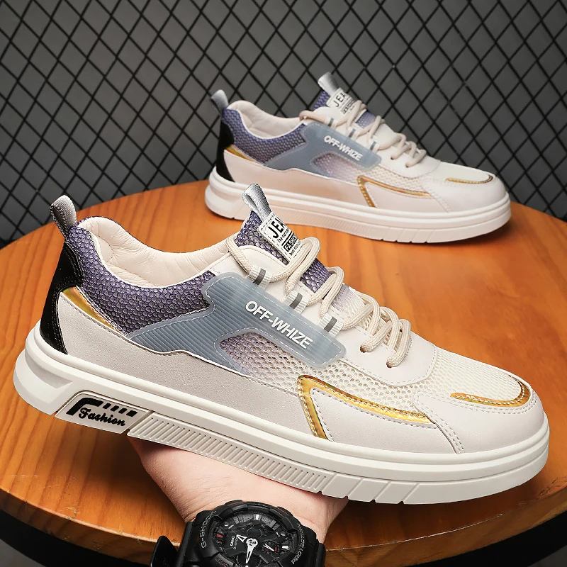 

Мужские повседневные спортивные кроссовки для скейтбординга, дышащие, легкие, модные, на все сезоны