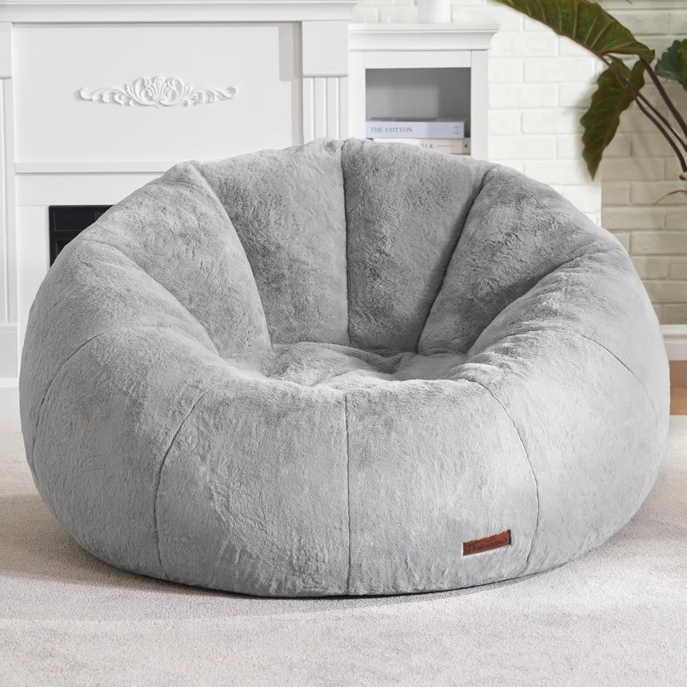 

Bean Bag Chairs Large Bean Bag Couch for Adults Stuffed Sofa Chair Comfy Giant Bean Bag Chair with Spacious Design for Reading