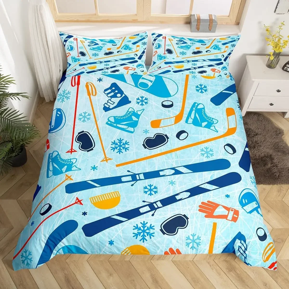 copripiumino-queen-size-per-ragazzi-e-adolescenti-tema-sport-invernali-sci-set-biancheria-da-letto-in-microfibra-con-paesaggio-montano-innevato