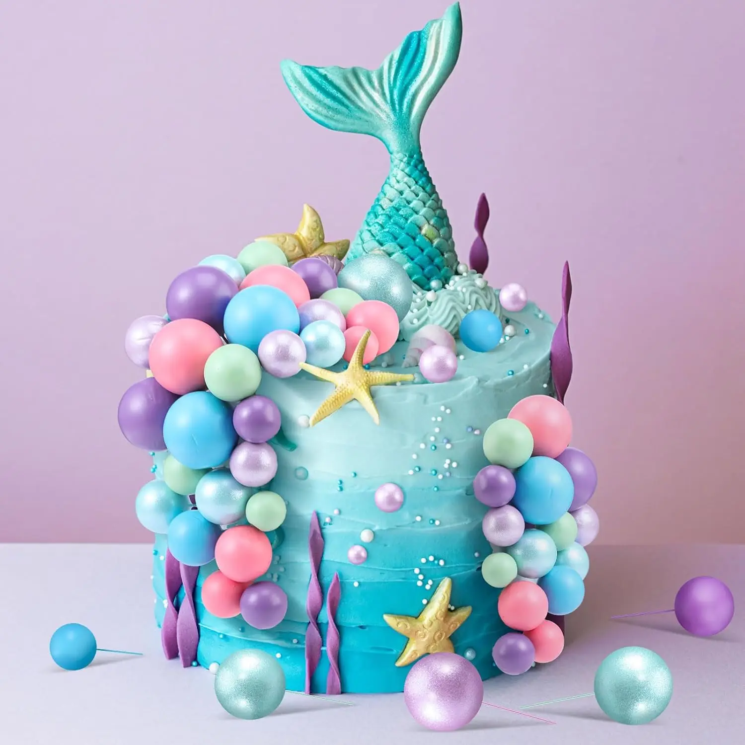 108-teilige Kugeln, Kuchendeckel, Luftballons, Cupcake-Topper, DIY-Luftballons, Cupcake-Topper für Hochzeit, Weihnachten, Jahrestag, Geburtstag – Detail 18