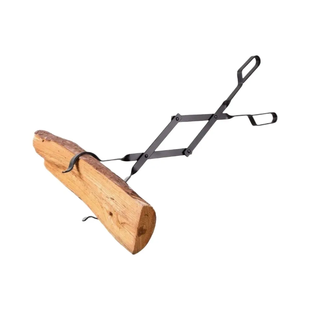 Stable and Secure Fireplace for tongs Made from Reinforced Iron Foldable Design Saves Space and Enables Transport for Multiple