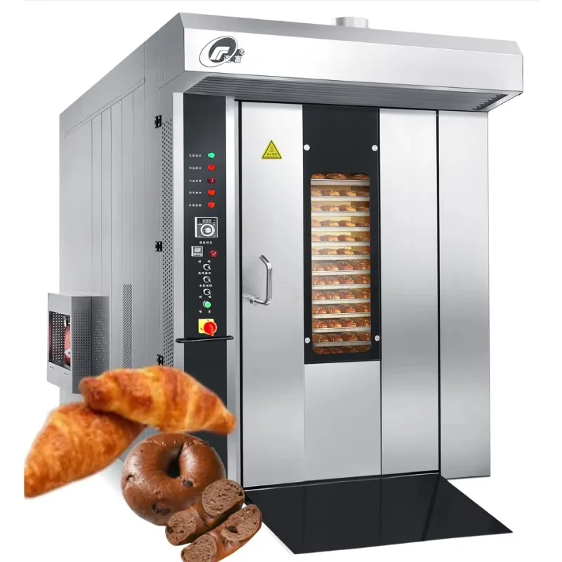 Industrial Commercial Bakery Equipment New Electric Gas Deck Oven for Pizza Cake Baking Featuring Water Steam Feature for