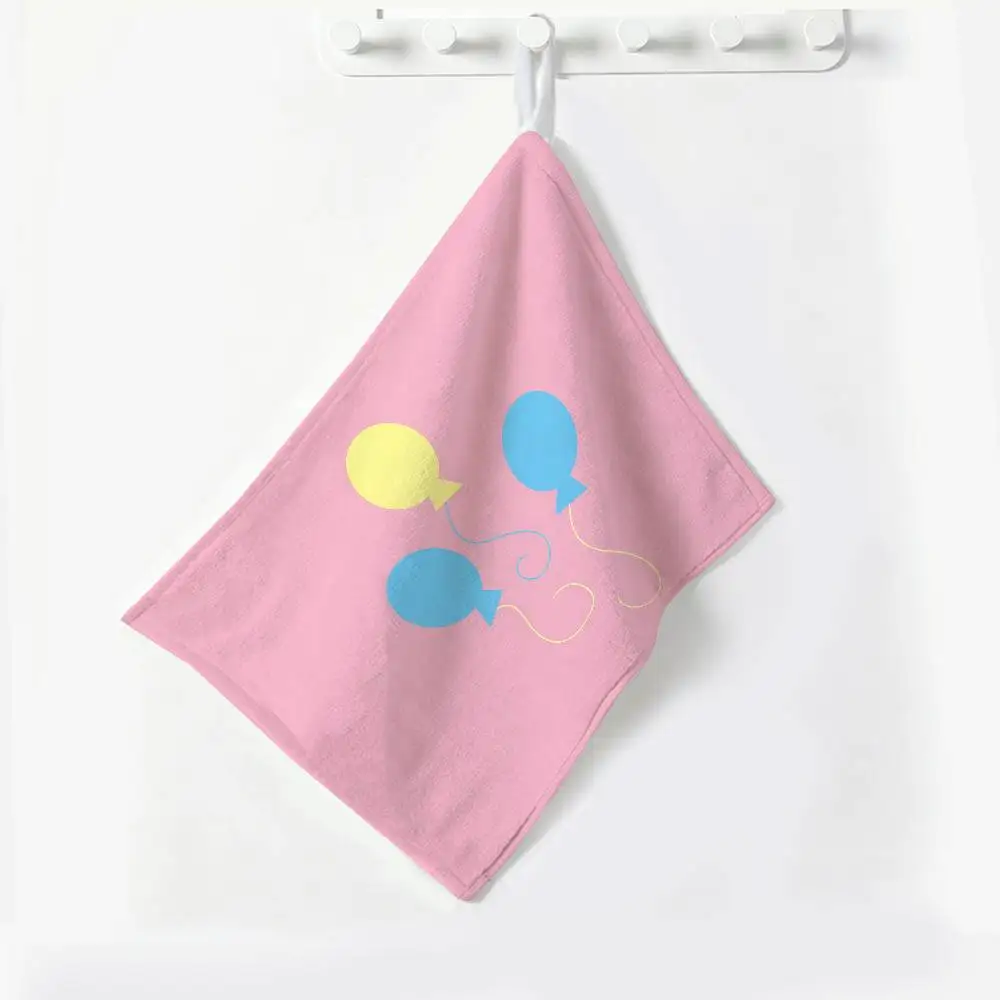 M-My-L-Little-P-Pony Polyester Cotton Hanging Kitchen Towel, Soft Hand Wiping Towel, Reusable for Kitchen Bathroom Home