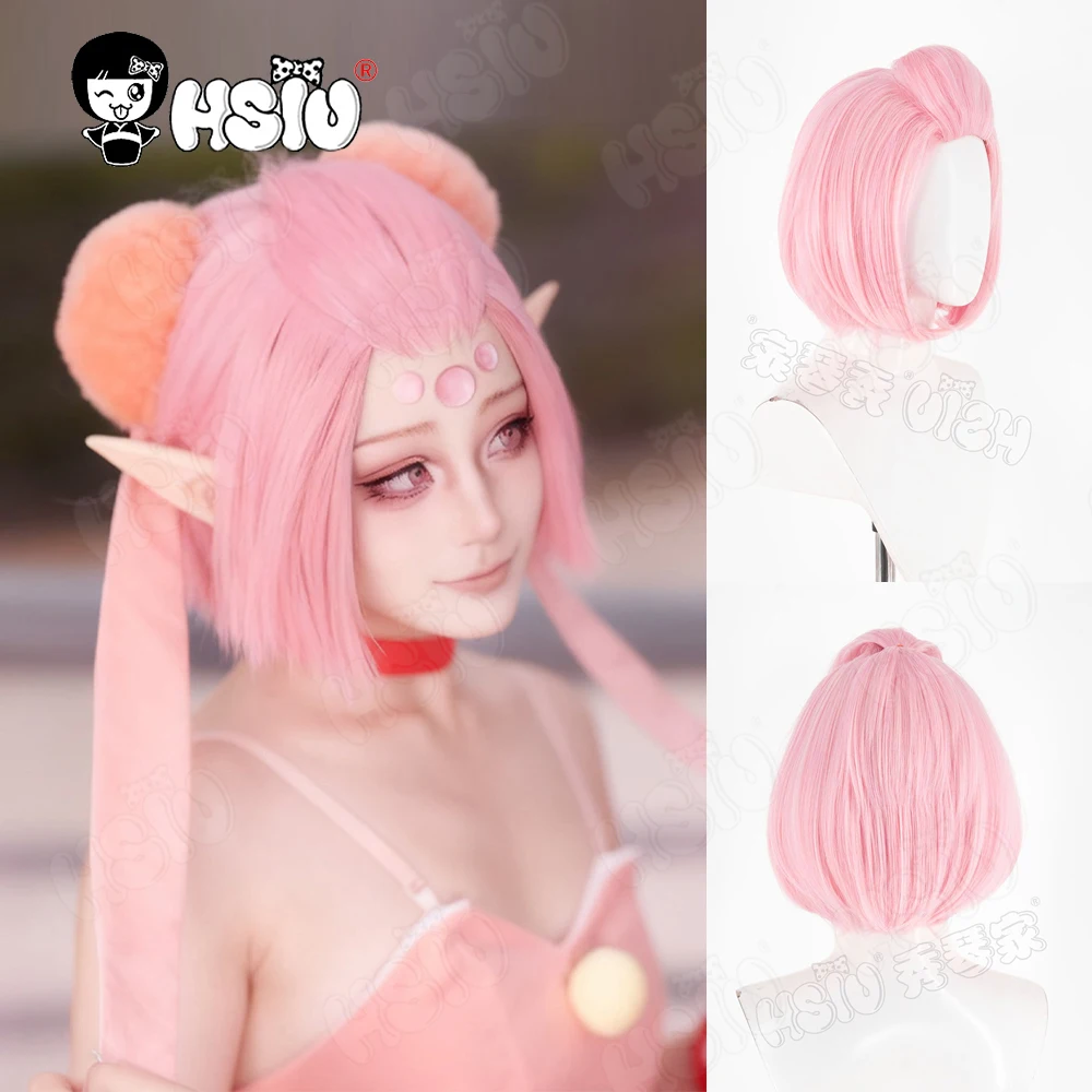 

THE POWER Cosplay Wig Fiber synthetic wig「HSIU」30Cm Sakura Pink Short Wig+Wig cap Anime Cardcaptor Sakura THE POWER cosplay
