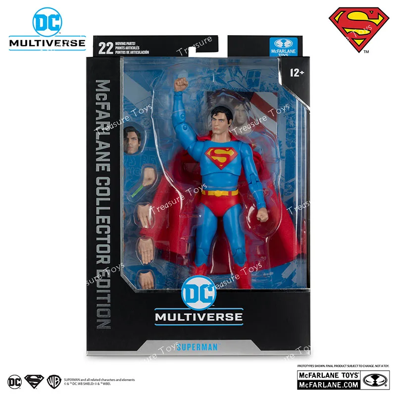 Mcfarlane Toys Dc Multiverse Superman The Movie 1978 Mcfarlane Collector Edition Anime Action Figure Figures Custom Toys Gifts