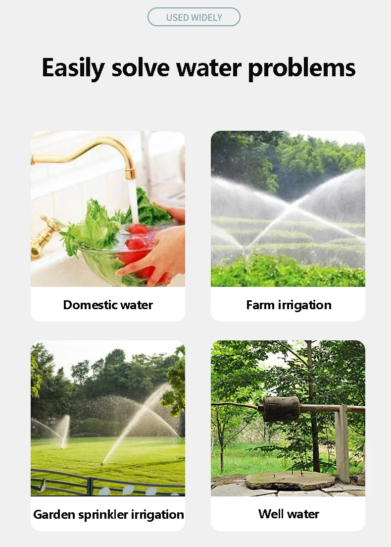 Centrifugal Pump Well Water Pump Large Flow Rate 1.5 Inches 2 Inches 3 Inches Household 220V Septic Tank Sewage Self-Priming Pum - view 6
