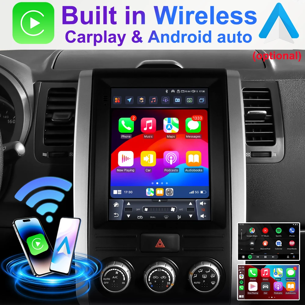 Car Radio For Renault Trafic 2 For Opel Vivaro A For Nissan primastar 2006 - 2014 Navigation GPS Carplay Android Auto 4G No 2din