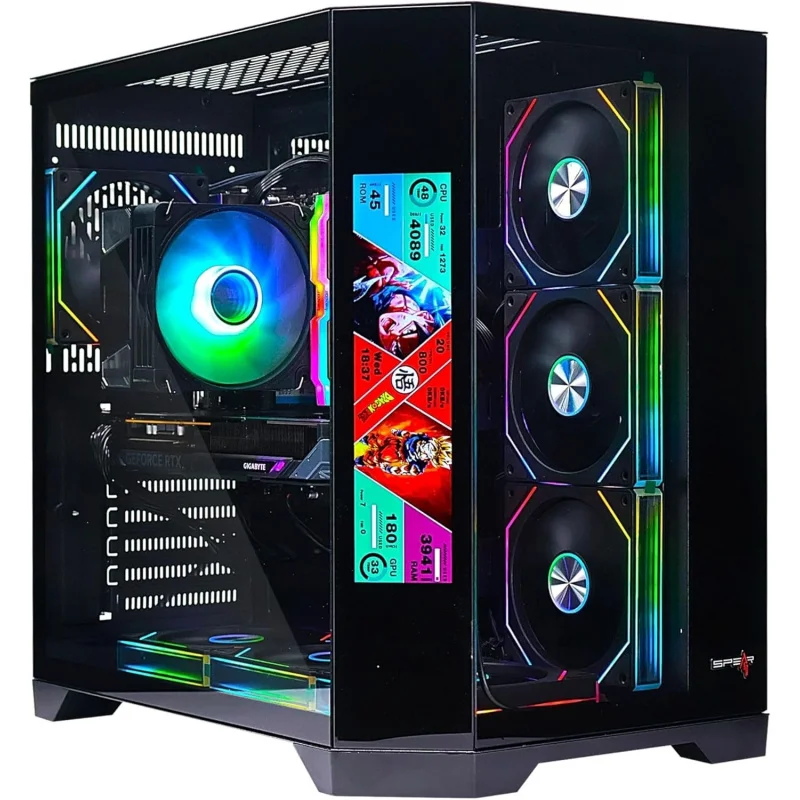 

Игровой ПК — i5-14400F, RTX 5060 8 ГБ с тройным вентилятором, 16 ГБ DDR5, 1 ТБ NVMe SSD 3300 МБ/с, блок питания 600 Вт, корпус ATX с 7 вентиляторами ARGB, угловой L