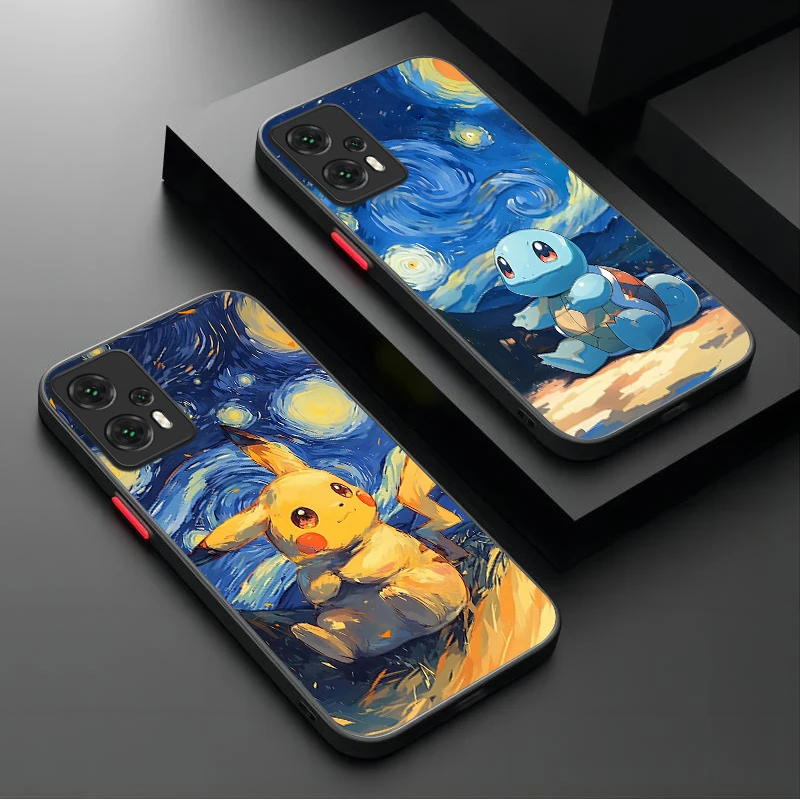 Starlit Sky P-Pokemon Case For Xiaomi POCO M6 Pro 4G C65 X6 X3 NFC X4 GT X5 F3 F4 F5 F6 13T 12T 11T 10T 13 12 11 Lite 5G NE Capa