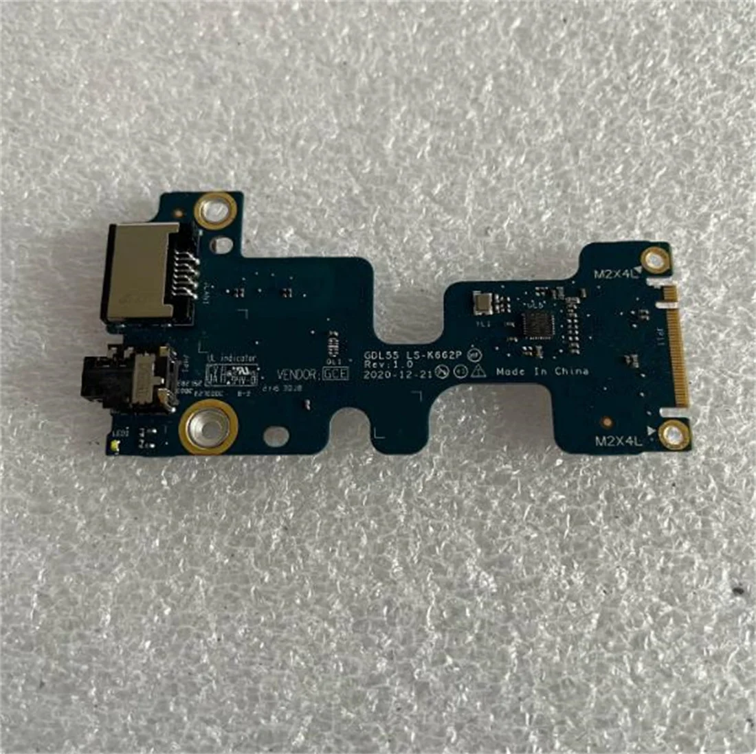 FOR Dell Game Box G15 5510 5511 Ethernet Interface Board Audio Small Board GDL55 LS-K662P