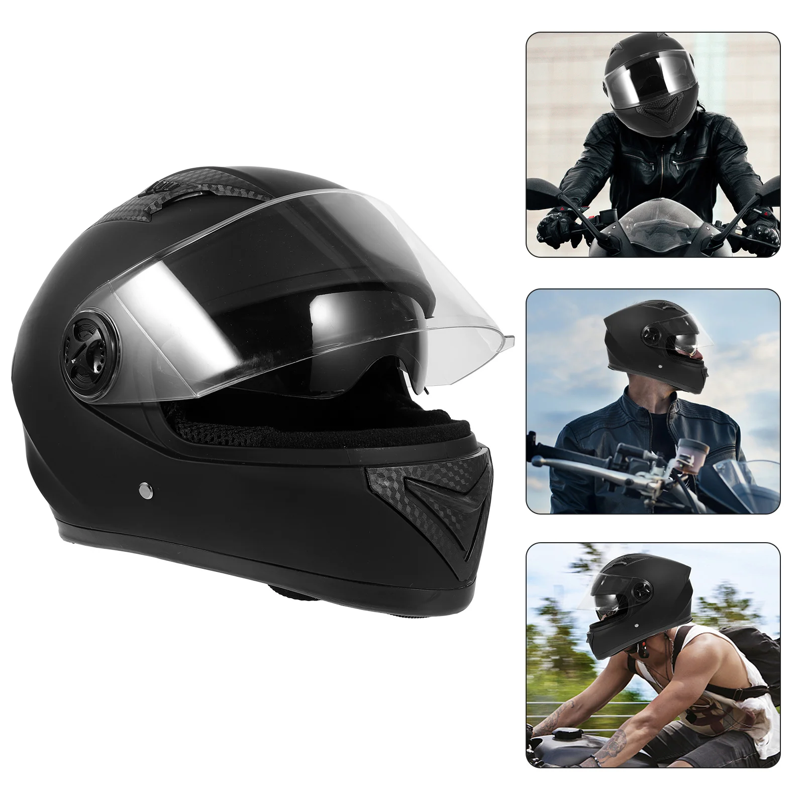 

1Pcs Electric Motorcycle Lightweight Pc Full Road Shockproof Ventilated Riding Protector