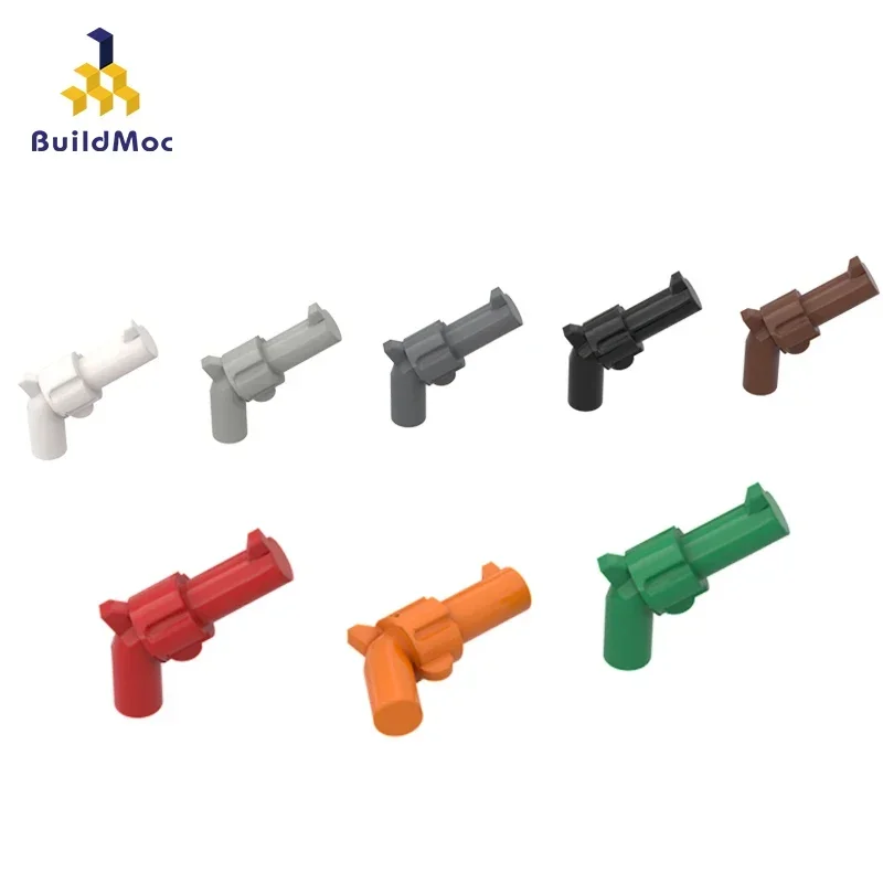 10 pezzi High-Tech assemblare particelle 30132 Revolver Building Blocks Kit Part Idea giocattoli fai da te per bambini regali di compleanno