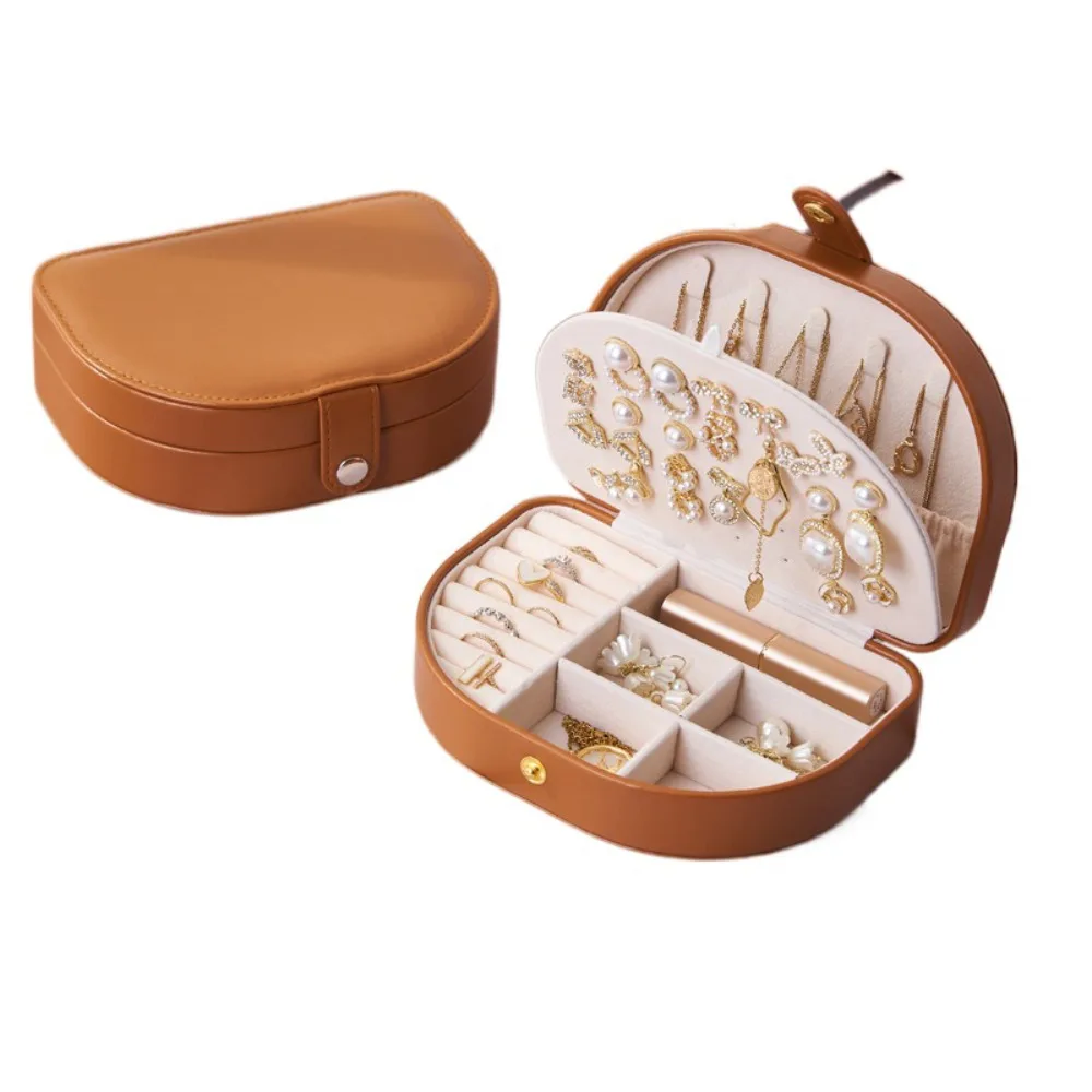 

Простая сумка для упаковки ювелирных изделий из искусственной кожи, браслет, кольца, ожерелье, серьги, чехол для хранения, органайзер, большая вместимость, держатель для ювелирных изделий, подарок