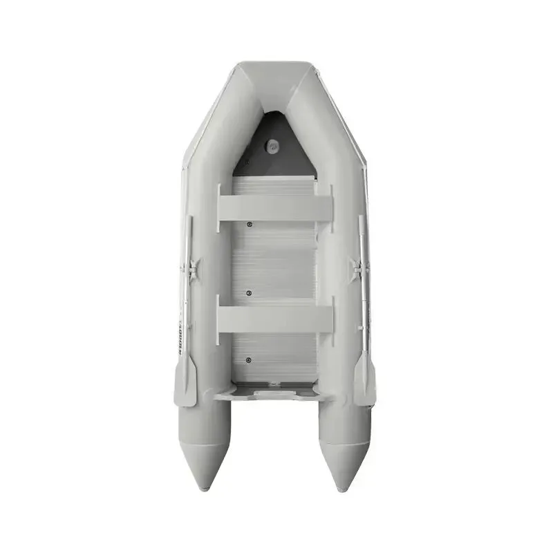 Foldable, Portable Dinghy Inflatable Boat, 4 People RIB330 Aluminium Floor for Fishing, Sports, Short Transport, Rescue