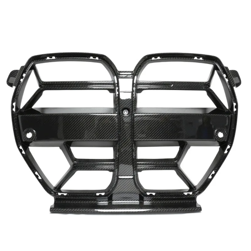 Suitable for automotive dry carbon surrounded carbon fiber medium mesh grille