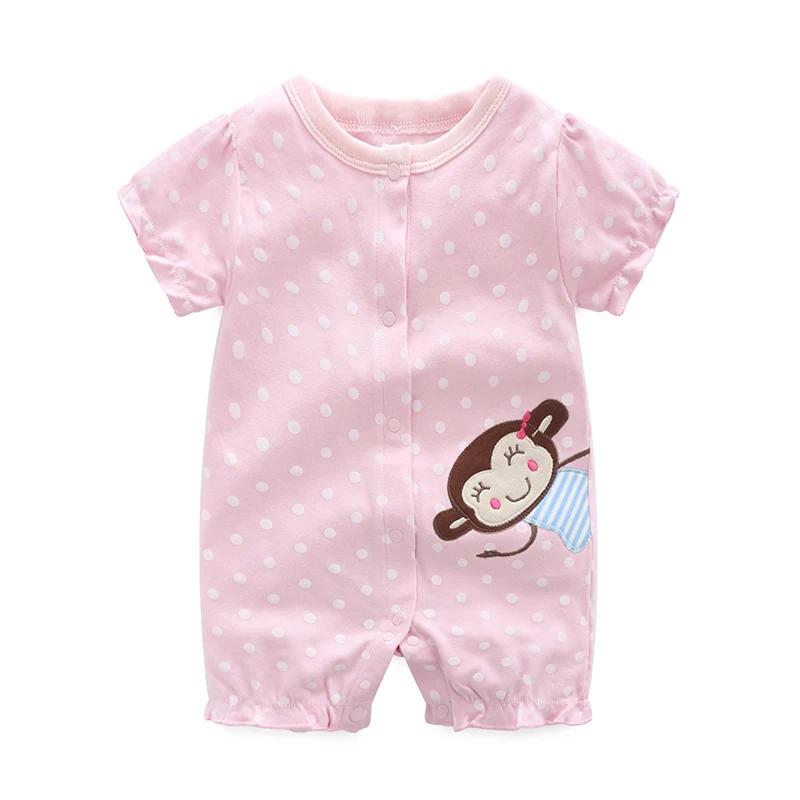 Newborn Clothes Summer Cute Baby Girl Baby Summer Clothes Thin Section 0 to 3 Months Infant Clothes