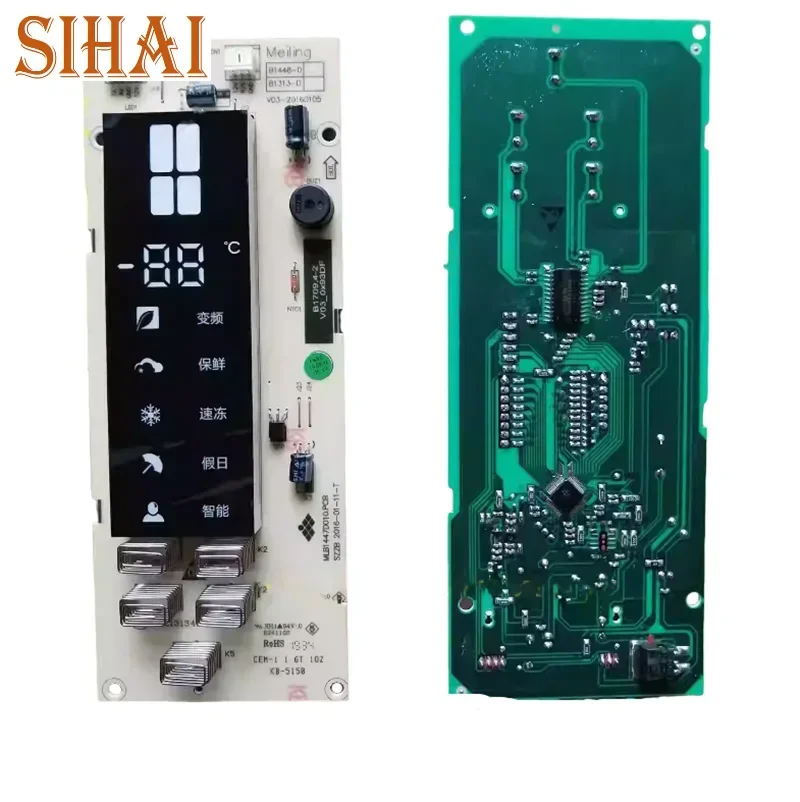 

Используется для MeiLing, компьютерная плата для холодильника B1709.4-2, панель дисплея, тачпад, плата питания, плата управления