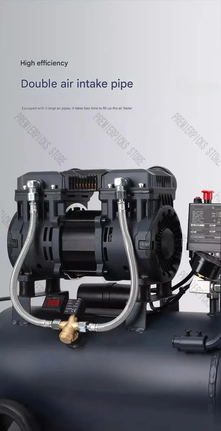 Senpa 1390W Head (single Head) - Air Compressor Pump Silent Small Industrial Grade Double Cylinder Woodworking