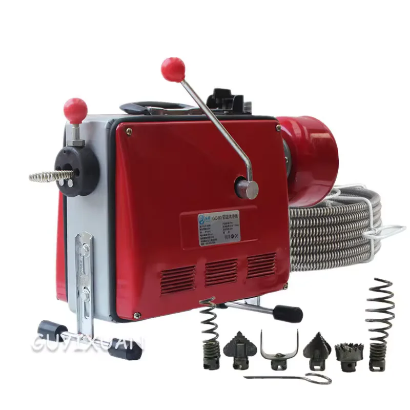 Automatic electric pipe dredging machine sewer dredger toilet floor drain dredging cleaning machine Drain Pipe Device Clean