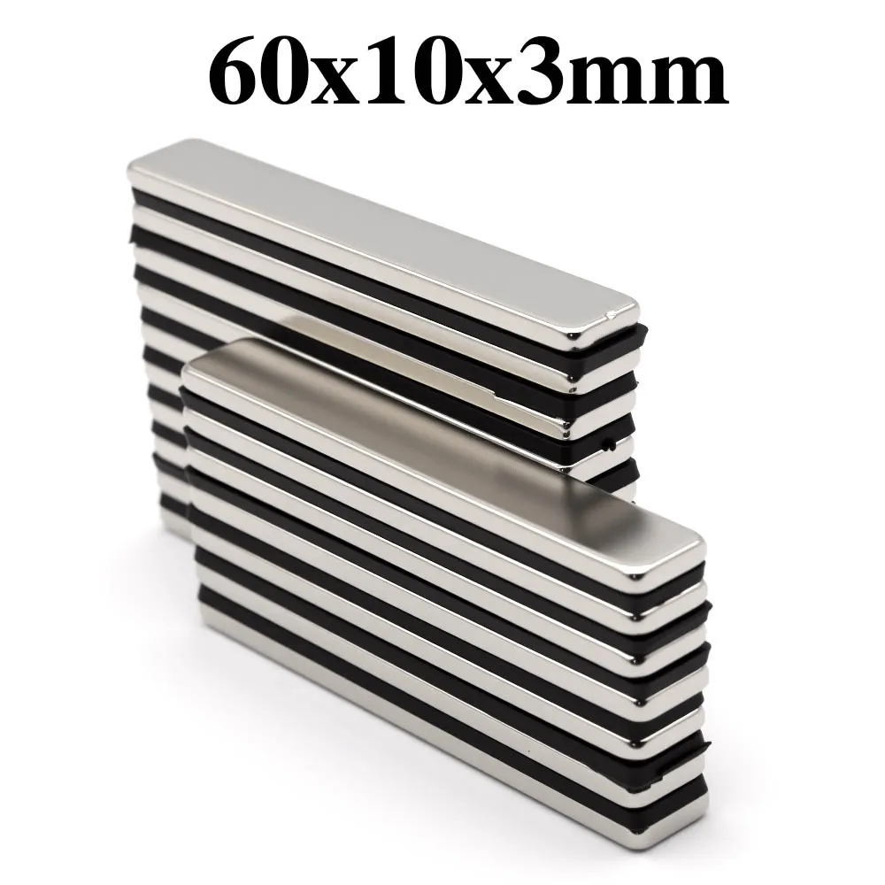 

60x10x3mm refrigerator magnets imanes for office whiteboard Warehouse shelves