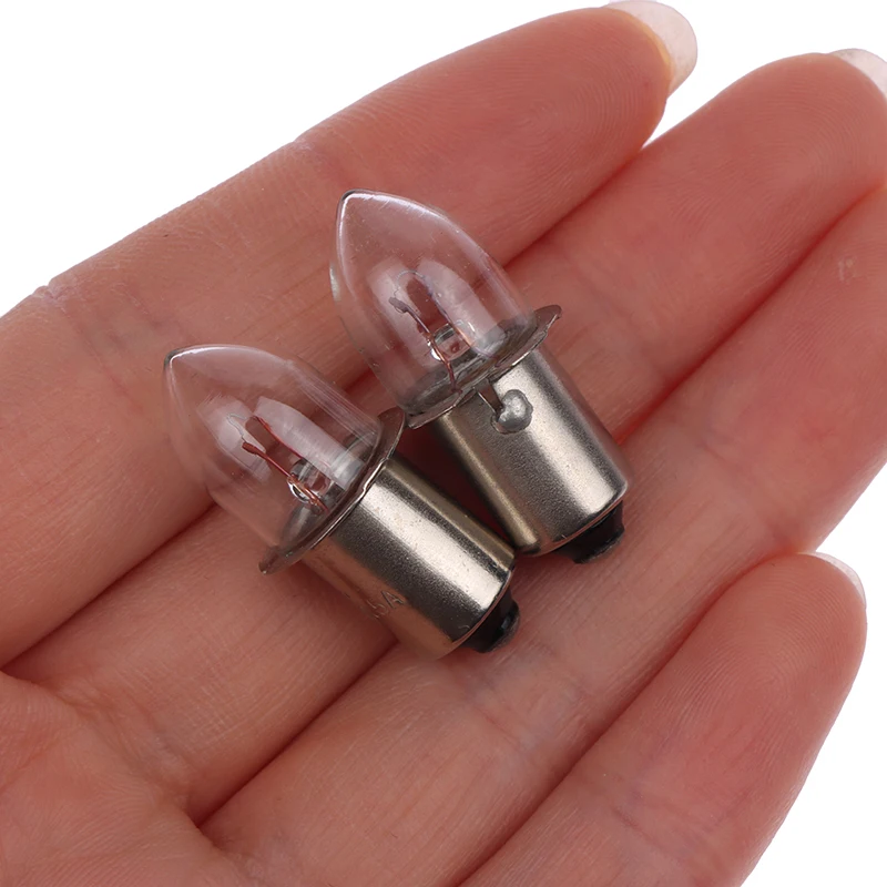 (.) P13.5S Base Bulbs Old Style Flashlight 2.4V 3.6V 4.8V 6V 7.2V 0.4A 0.5A 0.75A Replacement Bulbs Torches Work Lamp
