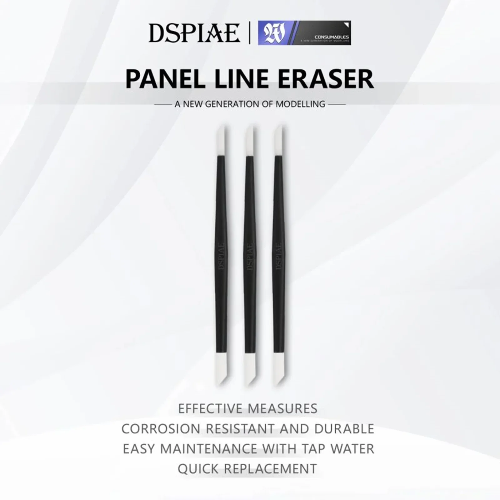 Dspiae-PT-WP Painel Linha Borracha para Gundam Modelo Limpeza