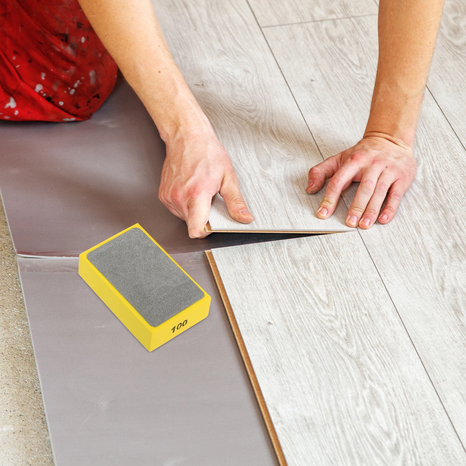 4 Pcs Hand Grinding Kit for Tiling Sanding Stone Tools Ceramic Sanding Block For Ceramics Tiles Crafts Rock Trimming Tools