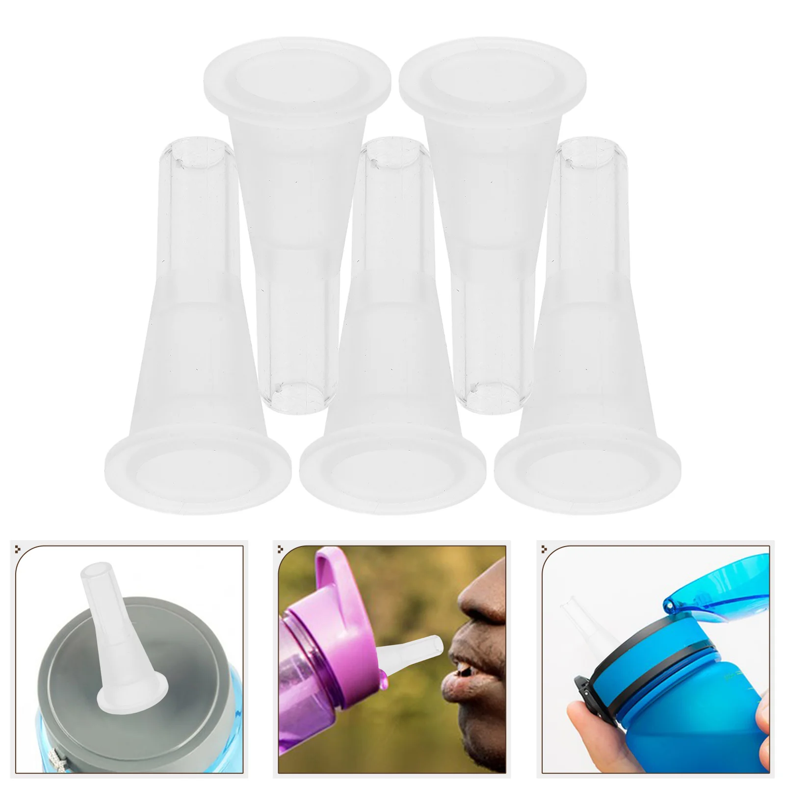 

Cup Straw Accessories Silicone Caps Ends Replacement Straws for Sippy Space 470X230X230CM Transparent Child