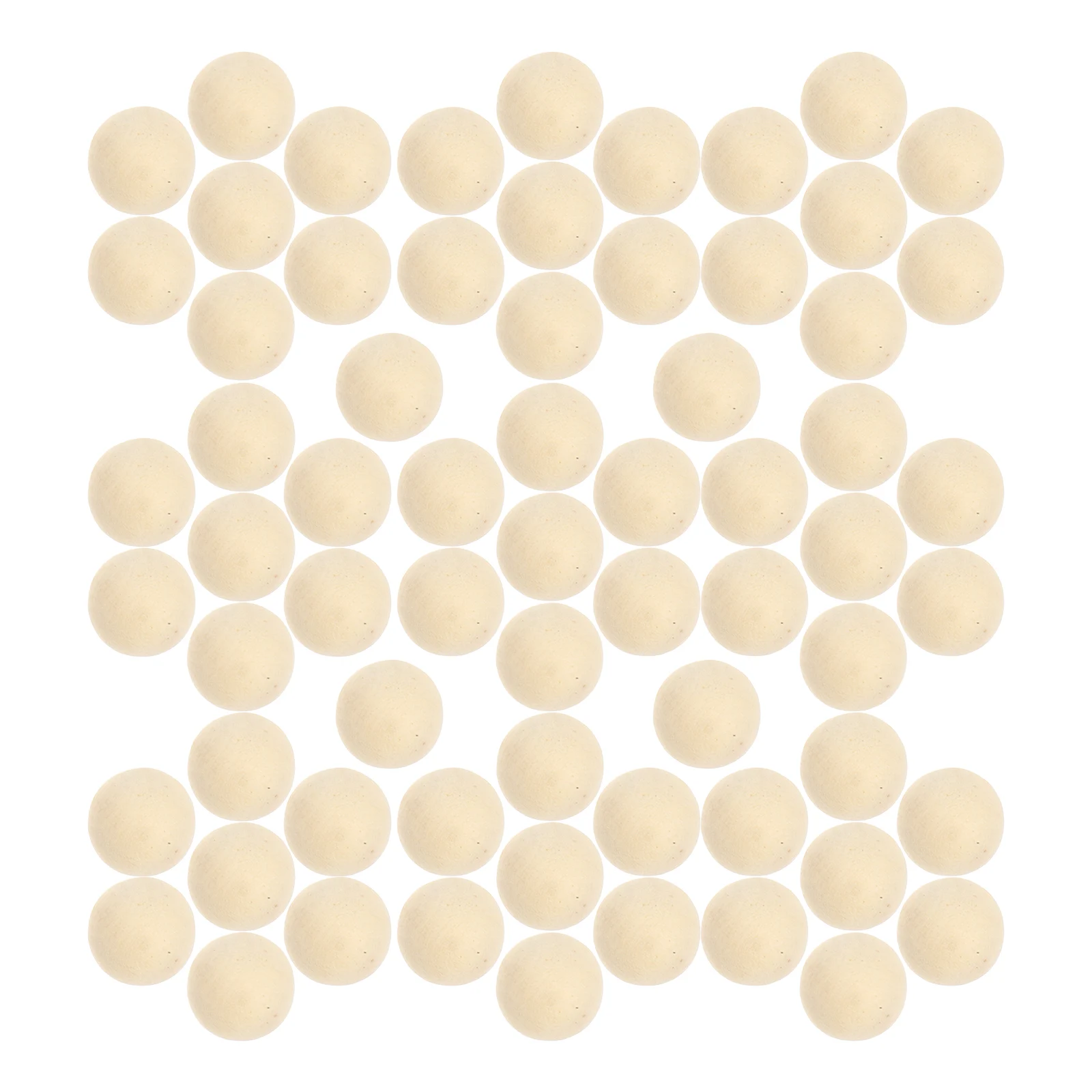 

100 Pcs Wooden Bead Material Round Unfinished Wood Balls Craft Filling Decorative DIY Projects H made Supplies