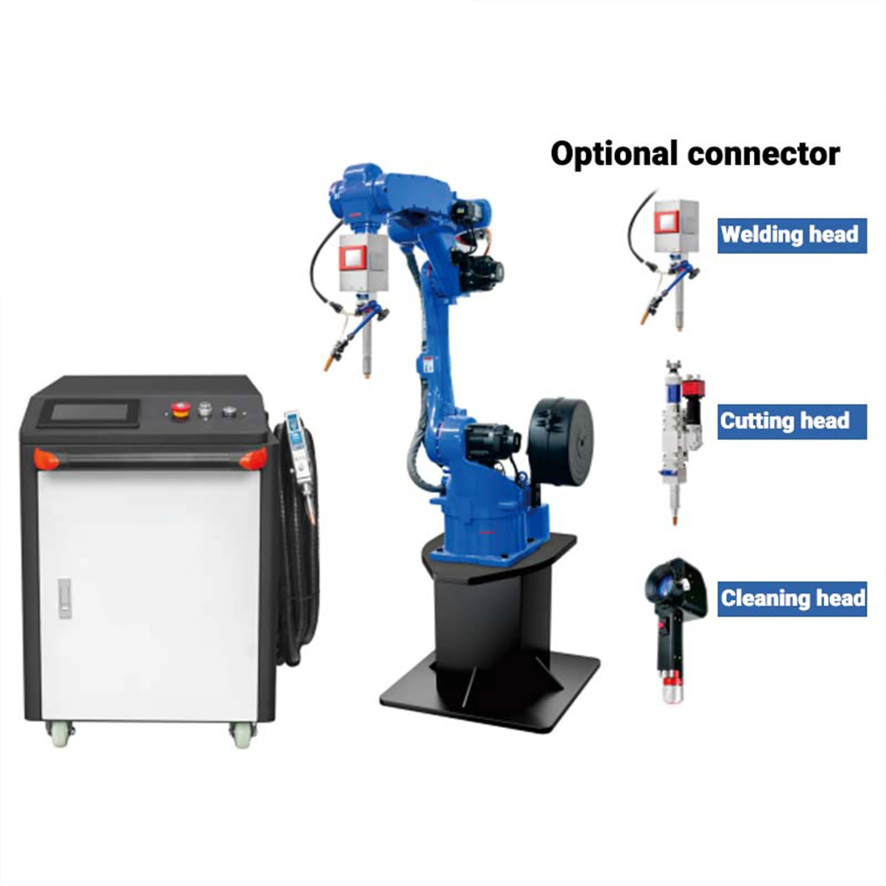 Industrial 2500W 1500W Pulsed Continuous Surface Cnc Iron Clean Automatic Rusty Raycus Handheld Remo Laser Cleaning Machine