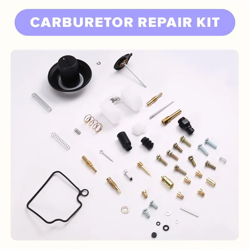 A73Q-Carburetor Repair Kit For Honda Rebel 250/CMX 250/CA250 1985 - 2016 Single Carburetor Version With Plunger Assembly