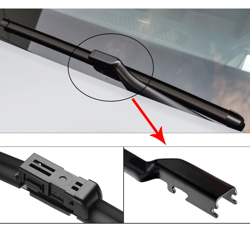 For Geely Tugella FY11 Xingyue 2019 2020 2021 2022 Frameless Wiper Blades Rubber Windows Arm Car Accessory Cleaning High Quality