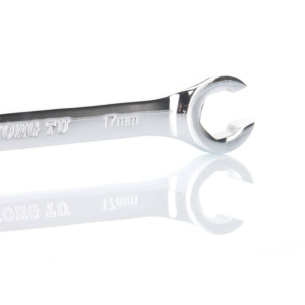 Imagem -04 - Chave Chave de Porca Alarme Chave de Tubo de Óleo Multitool de Alto Torque Polonês de Espelho 15x17 16x18 mm