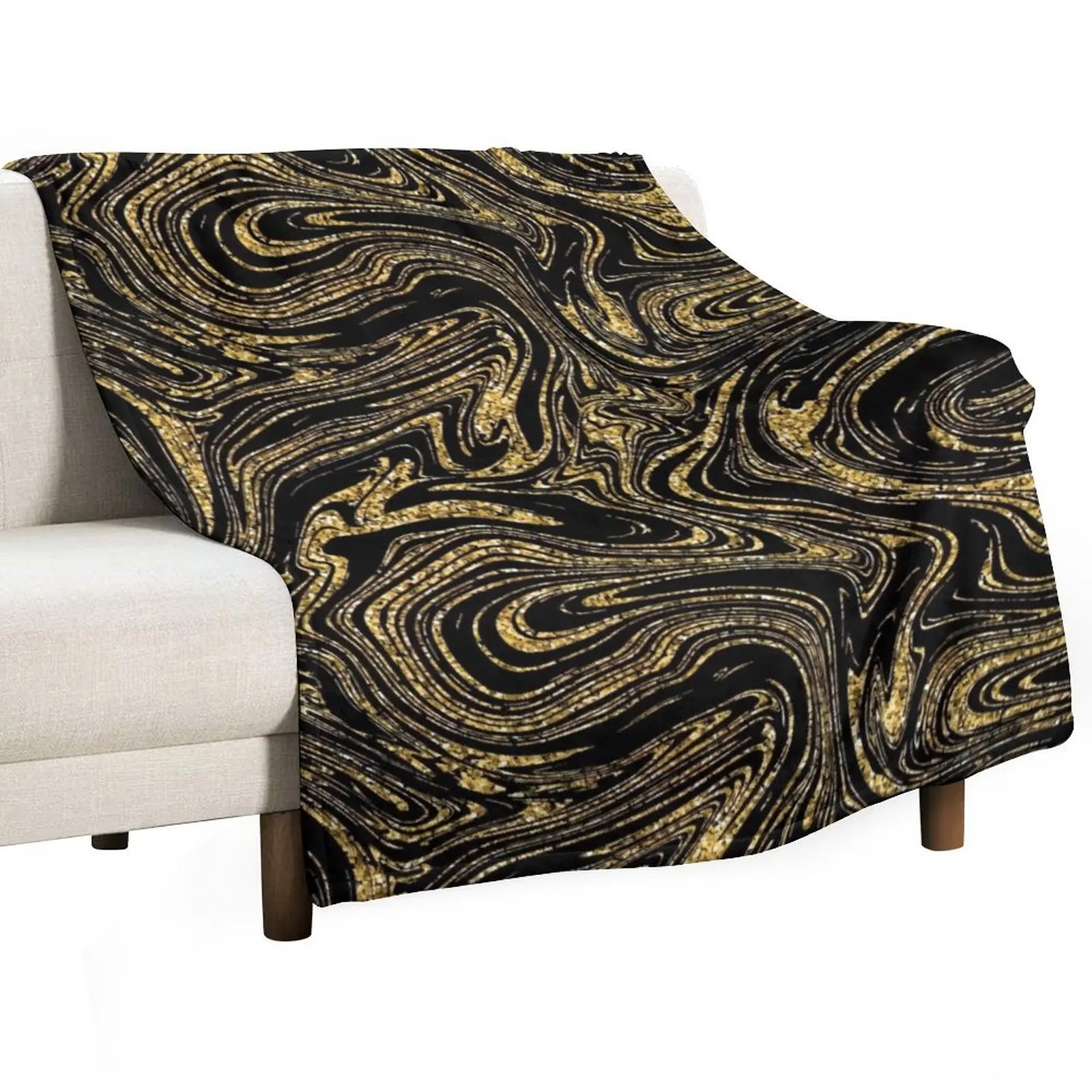 

Black and Golden marble Pattern Texture, Black and Golden marble Pattern, Black and Gold Throw Blanket Luxury Throw Blankets