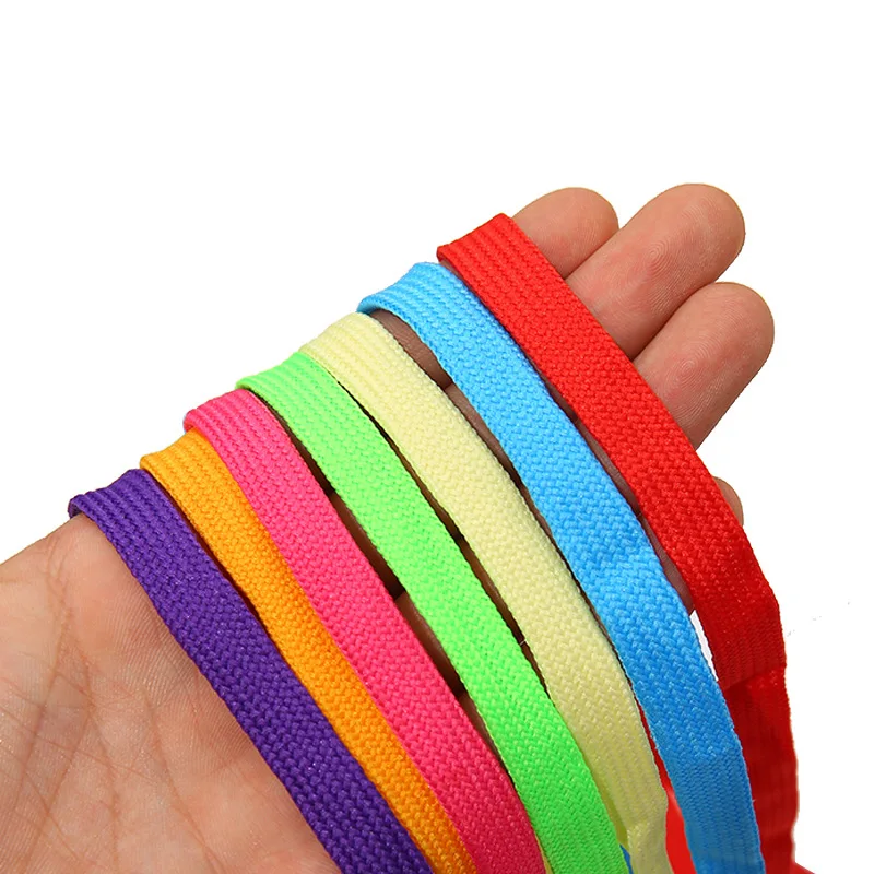 

1cm Wide Double-Layer Hollow Shoelaces Made of Polyester Flat, Black, White, Colored Board Shoes, Sports Shoes Shoelaces