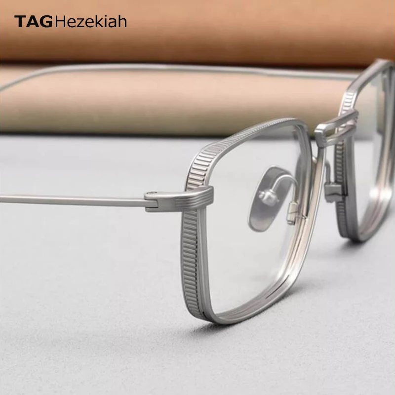 Pure Titanium Glasses Frame Fashion Men Women Optical Glasses Frames Men myopia Eyeglasses Optical mirror glasse DLX125