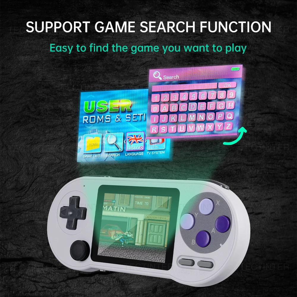 2026 SF2000 3インチIPSスクリーン搭載携帯ゲーム機 ミニポータブル