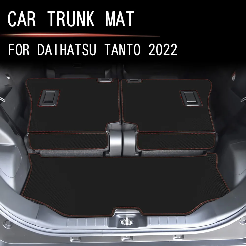 

For Daihatsu Tanto 2022 2023 Leather Trunk Mat Fully Enclosed Special Tailgate Mat Tailgate Protective Mat