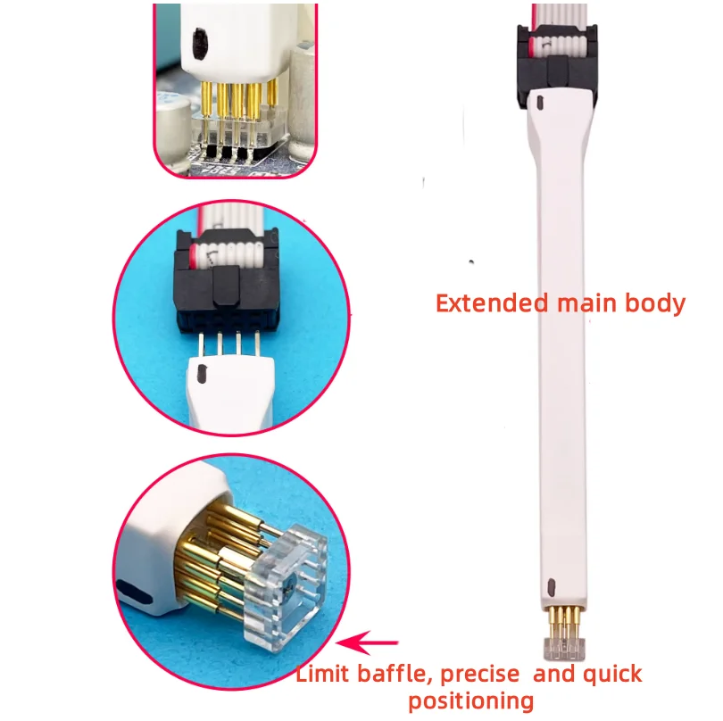 1pcs for Sop8 Soic8 wsonvson chip download burn write probe spring needle flash eeprom chip burner cable Sop8  Soic8 chip