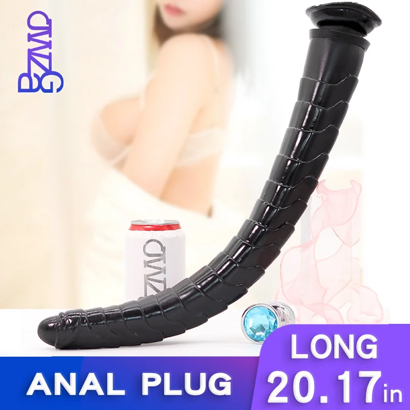 Anal Plug Super Long Alien Dildo Vaginal Stimulator Sexy Toys for Women Men Prostate Massager Buttplug G-Spot Masturbation Penis