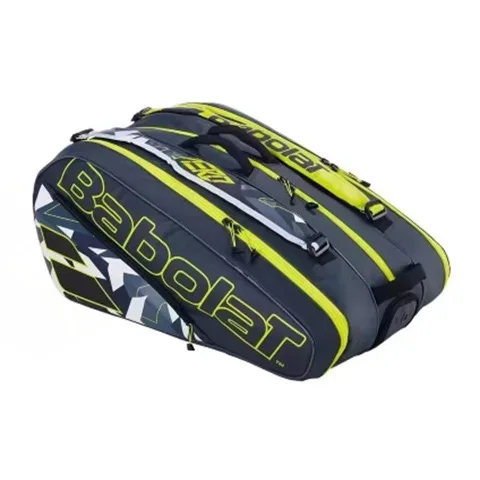 Bolsa de Tenis Babolat de gran capacidad, bolsa para 12 raquetas de Tenis, mochila para hombre y mujer, bolsa para raqueta de Tenis, paquete de entrenamiento deportivo