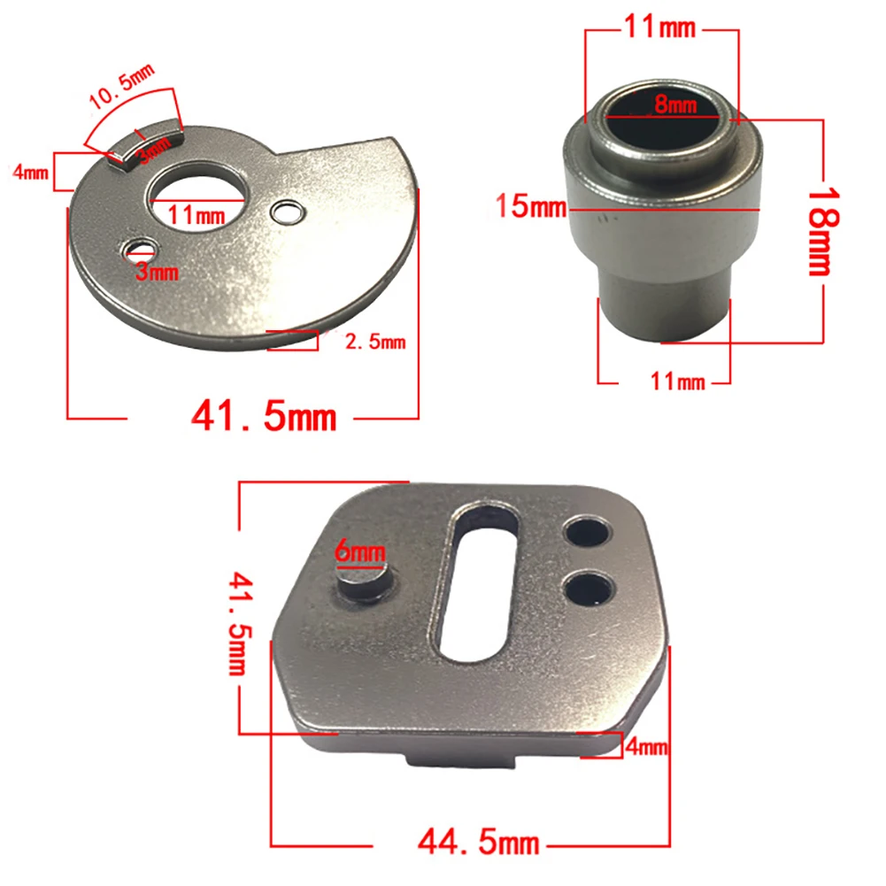 3PCS Alloy Chain Tensioner Adjuster Tightener for Electric for chainsaw Maintenance Compact 41x44mm Lightweight Design