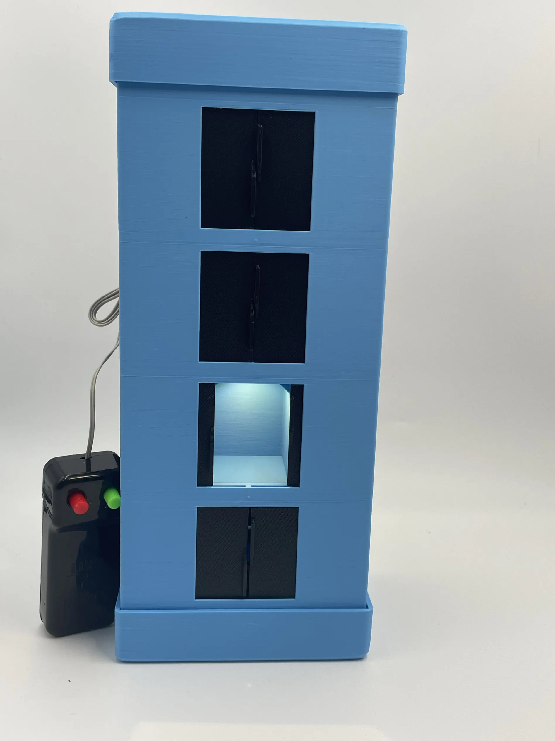 Children's elevator toy escalator model educational teaching scientific experiment simulation lift button elevator model
