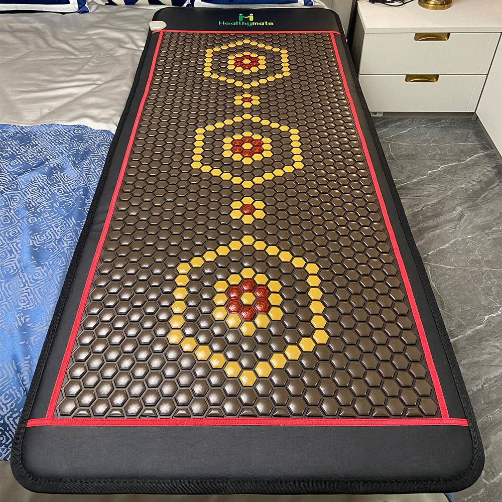 Far Infrared Belly Pain Relief Thermal Tourmaline Mattress Electric Heating Sofa Mat Korea Body Massage Mattress 310W Sofa Mat