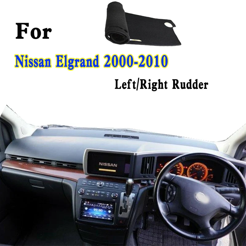 

For 2000-2010 Nissan Elgrand E51 Interior Accessories Dashboard Cover Instrument Panel Dash Mat Dashmat Protective Pad