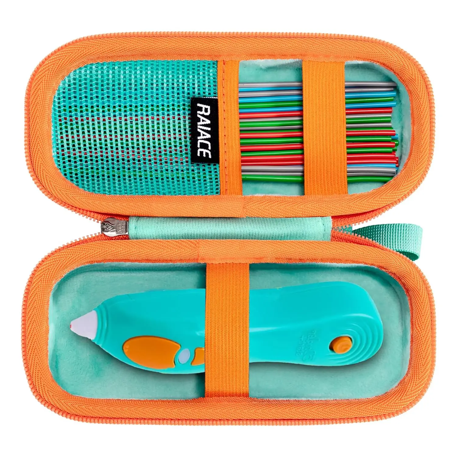 

Hard Storage Case for 3D Pen Set, Protective Carrying Bag for Printing Pens, Cables and Accessories (Case Only) - Green