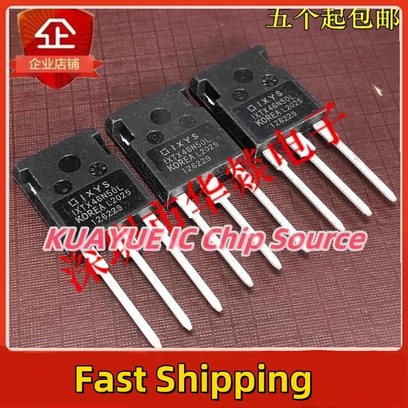 10PCS-30PCS/ IXTX46N50L TO-247 500V 46A   Fast Shipping Quality Guarantee