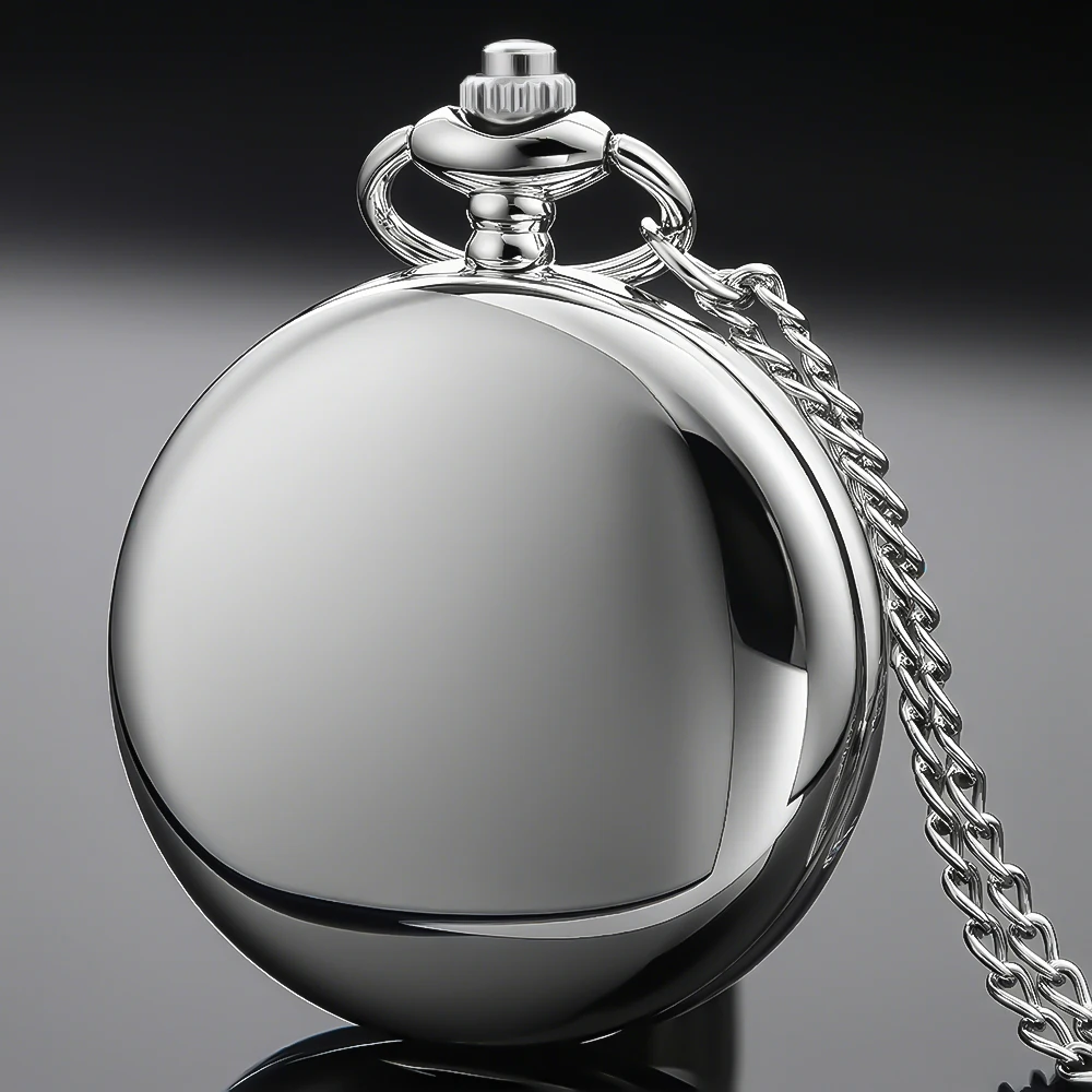 الفضة السلس ساعة جيب كوارتز السماء المرصعة بالنجوم خمر ساعة الجيب قلادة قلادة مجوهرات اكسسوارات هدايا Reloj De Bolsillo