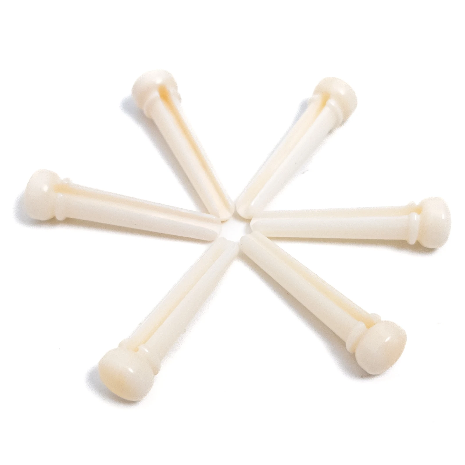 

Набор штифтов для моста для акустической гитары White Bone, 6 шт. — 28 мм, предварительно вырезанные колышки, запасные части для народной гитары